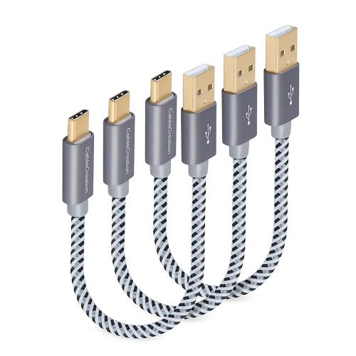  CableCreation Short Micro USB to USB C Cable 0.65 FT